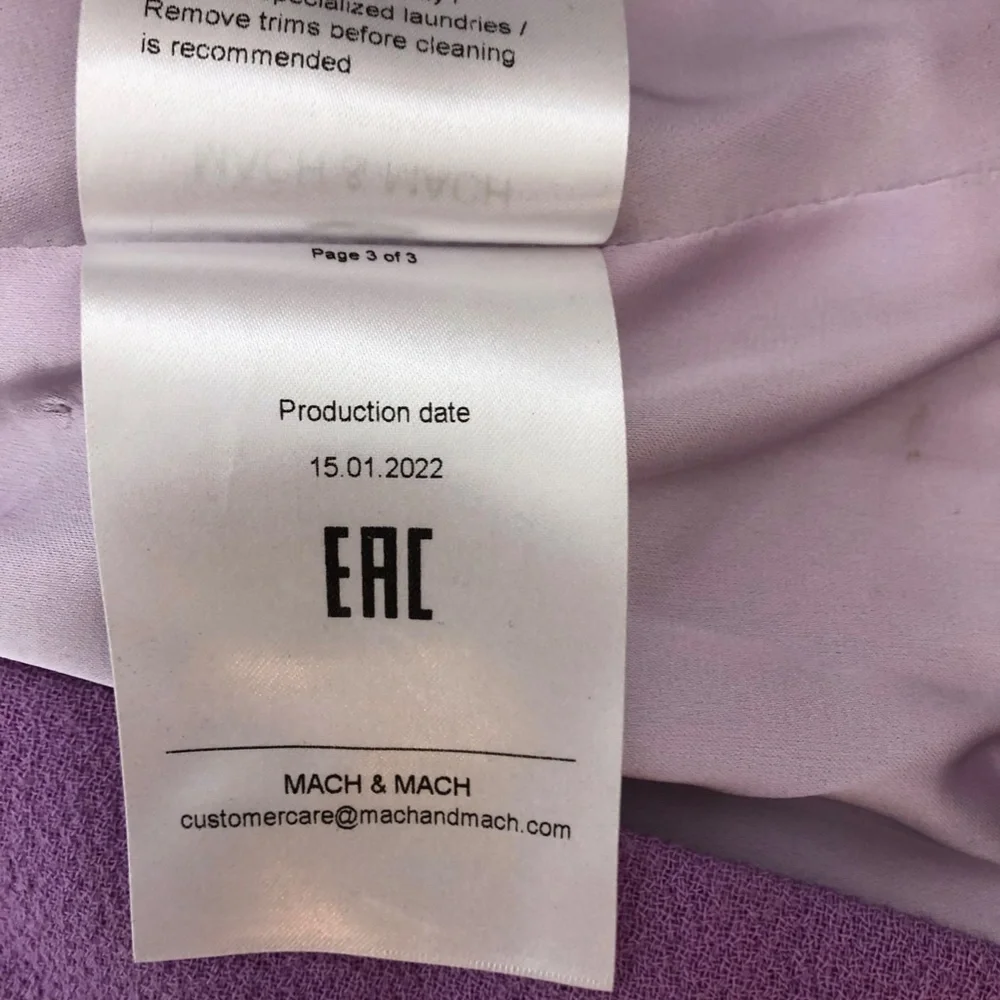 MACH & MACH MINI DRESS NWT $1095 SIZE 4 - Picture 8 of 8